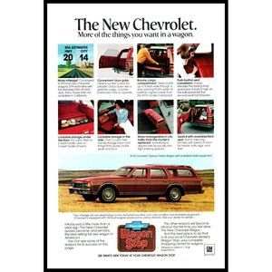 1978 GM The New Chevrolet Vintage Print Ad Parts Of The Wagon
